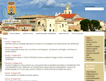 Tablet Screenshot of comune.lavello.pz.it